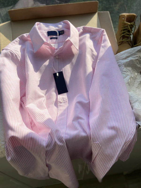 מכופתרת ראלף לורן פסים