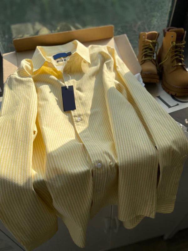 מכופתרת ראלף לורן פסים